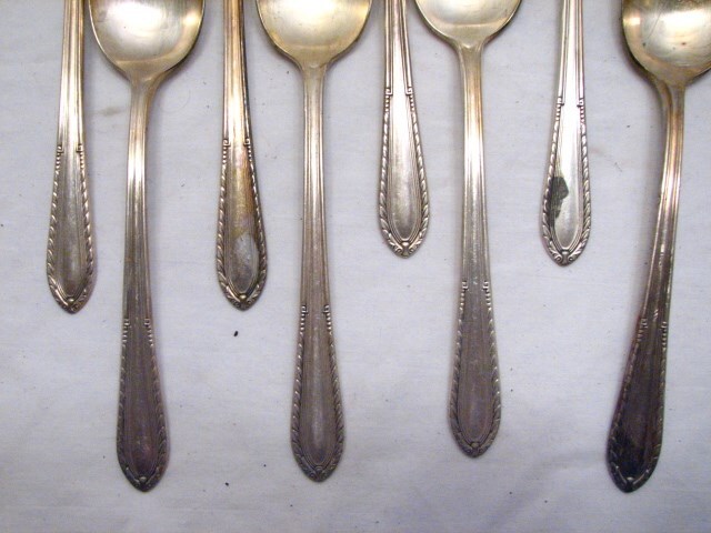 Stratford Silver Plate Ladyship 25 pc Flatware Set Service for 8
