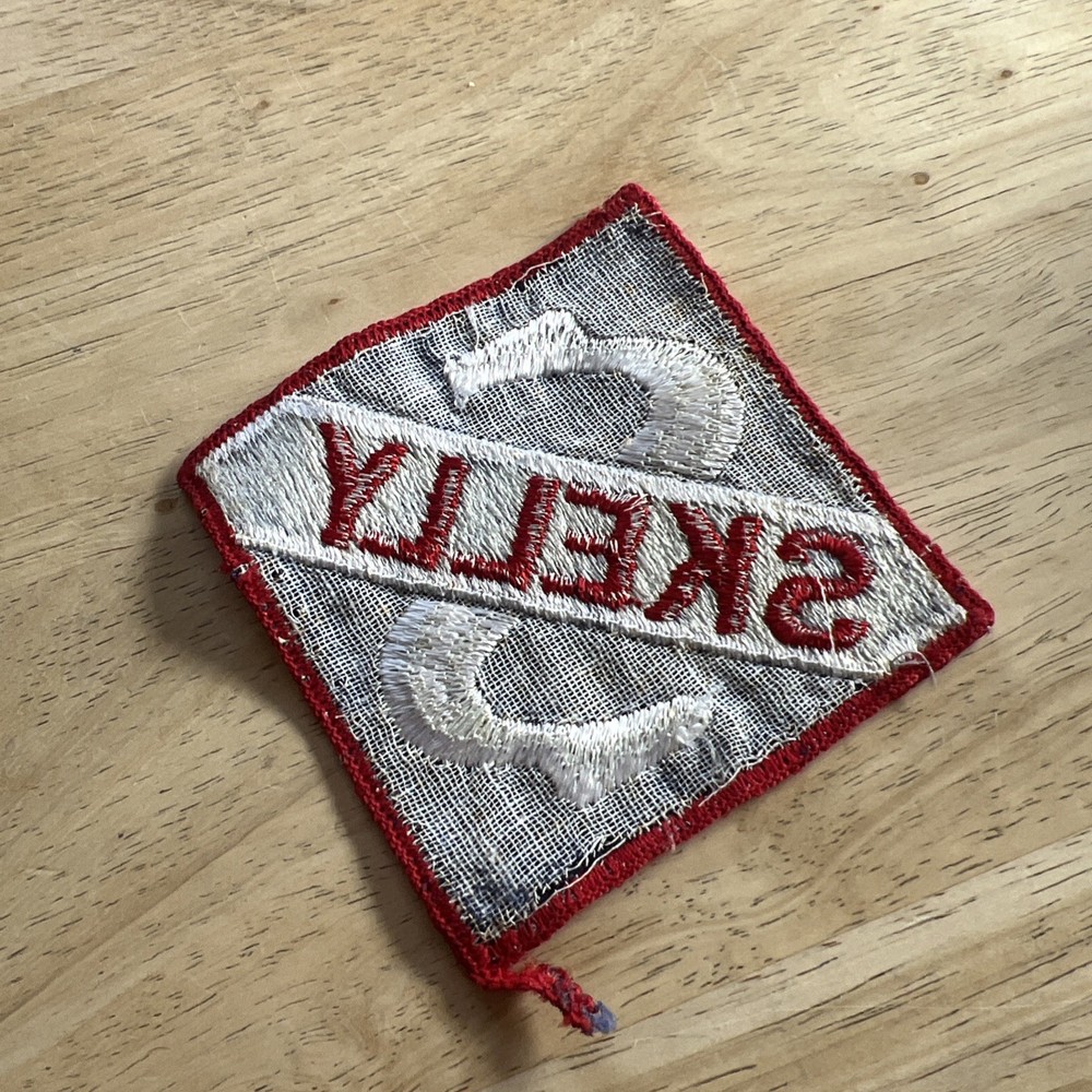 Vintage Skelly Gas Patch. Embroidered Uniform Patch.