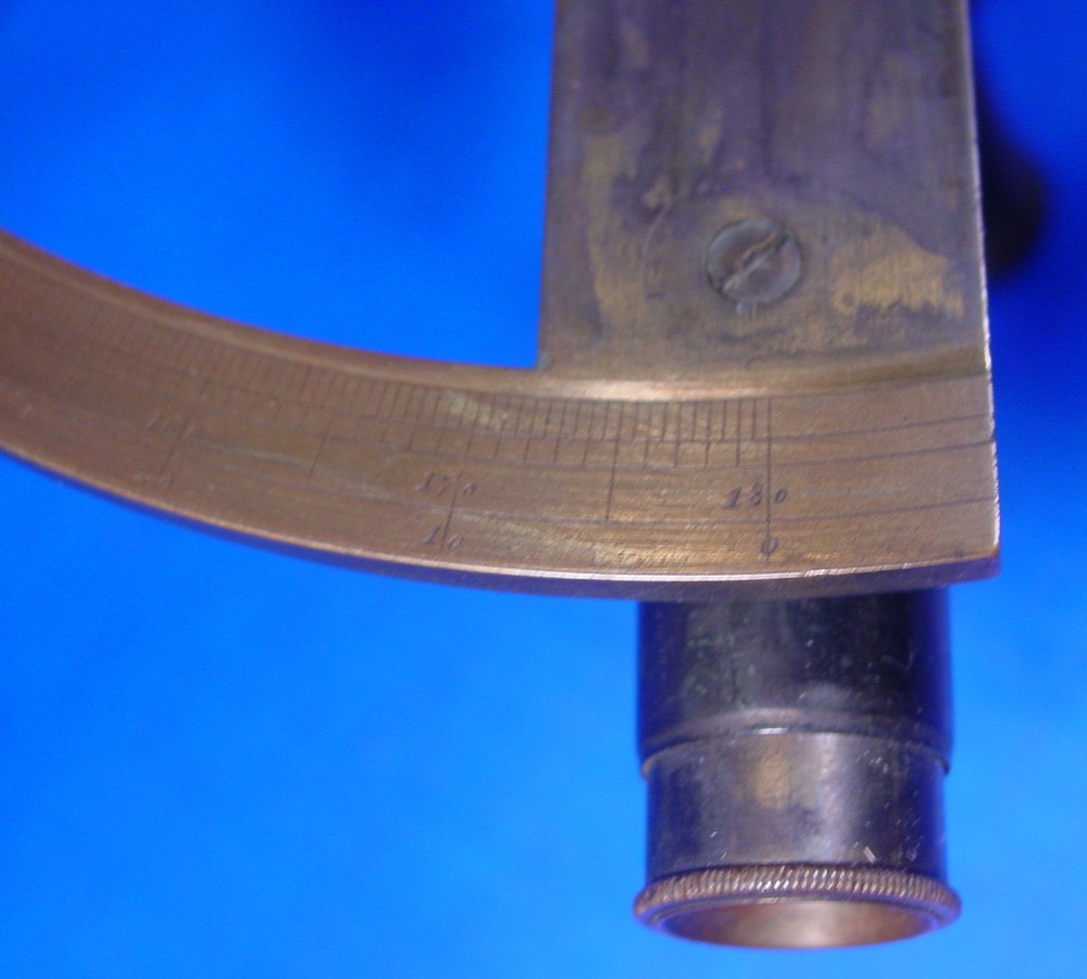 Circa 1890 likely French Double Scope Surveying Graphometer