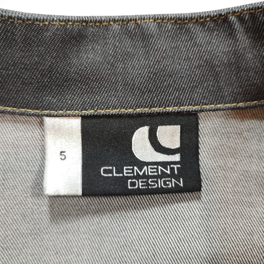 Clement Design Yuma Denim Chef Coat Jacket Long Sleeve Shirt Mens 5 3XL France