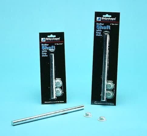 CE Smith Trailer Roller Shaft with Cap Nuts