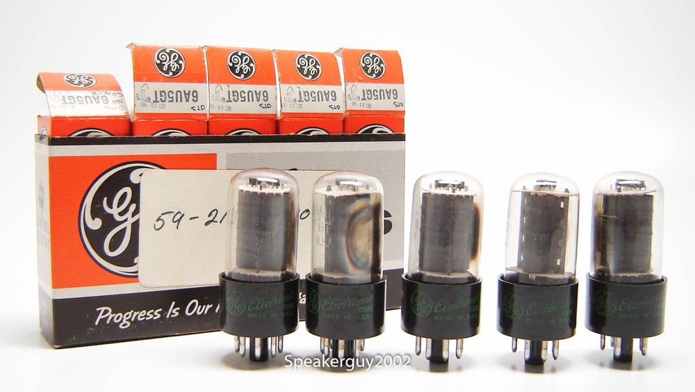 5X GE - General Electric Tubes / 6AU5GT / RM1