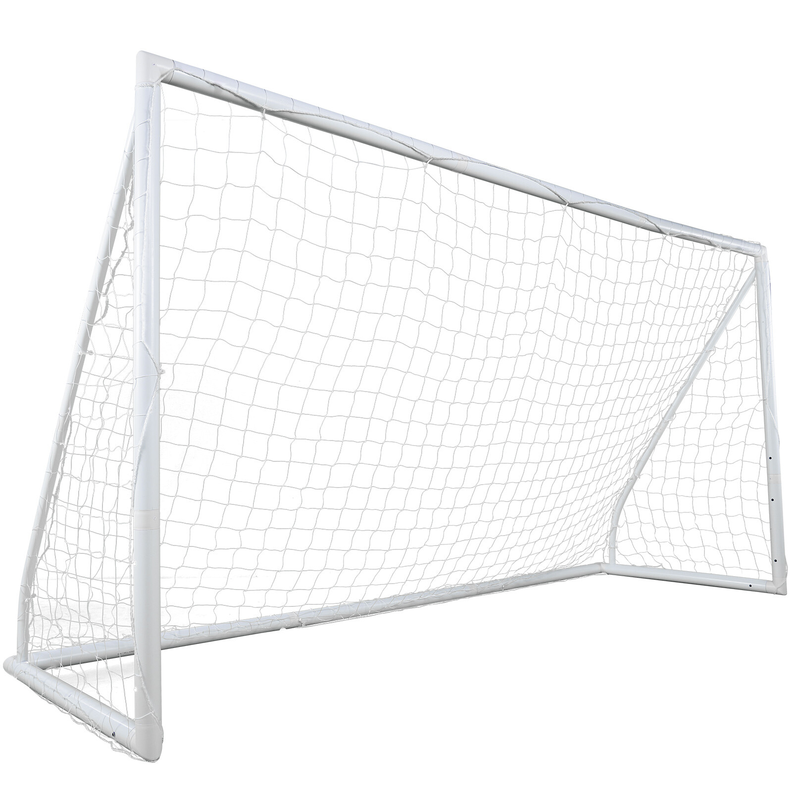 VEVOR 12x6 ft Portable Soccer Goal Kids Soccer Net Carry Bag Backyard Training