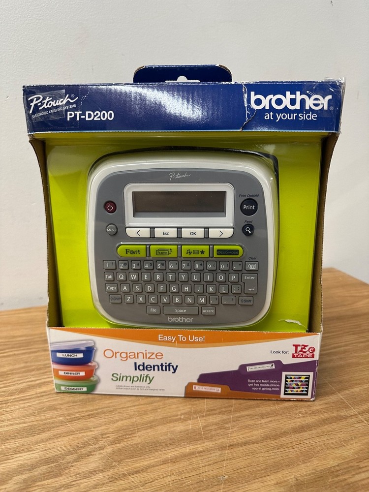 Brother P-Touch PT-D200 Label Maker Printer Labeler NEW OPEN BOX
