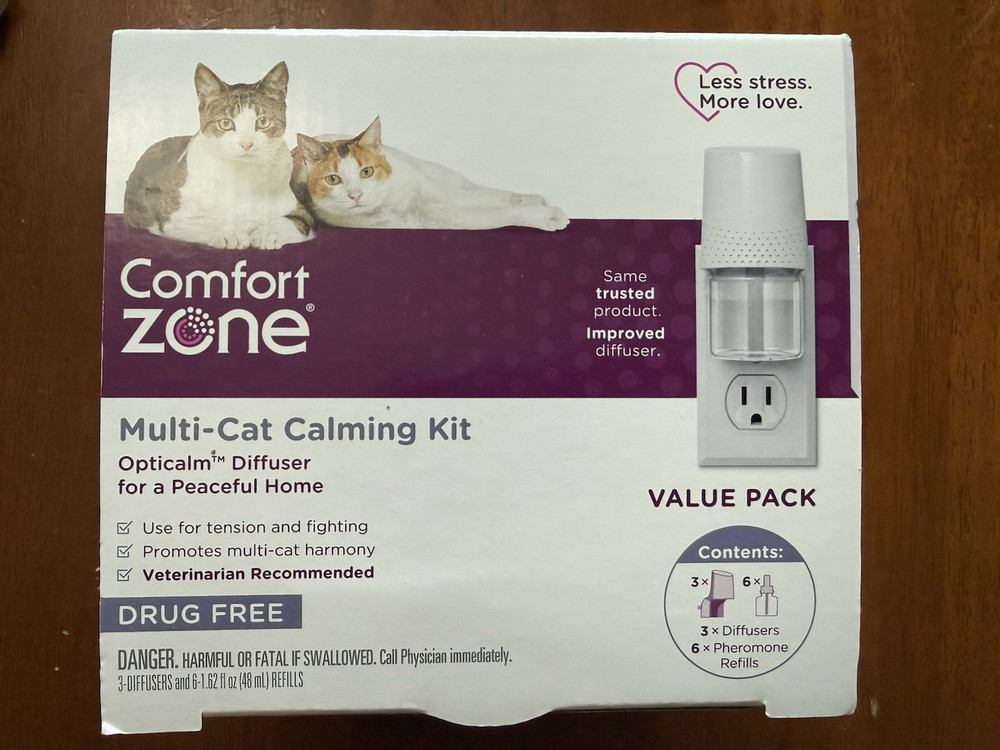 Comfort Zone Value Pack (3 Diffusers, 6 Refills) Multi-Cat Calming Kit