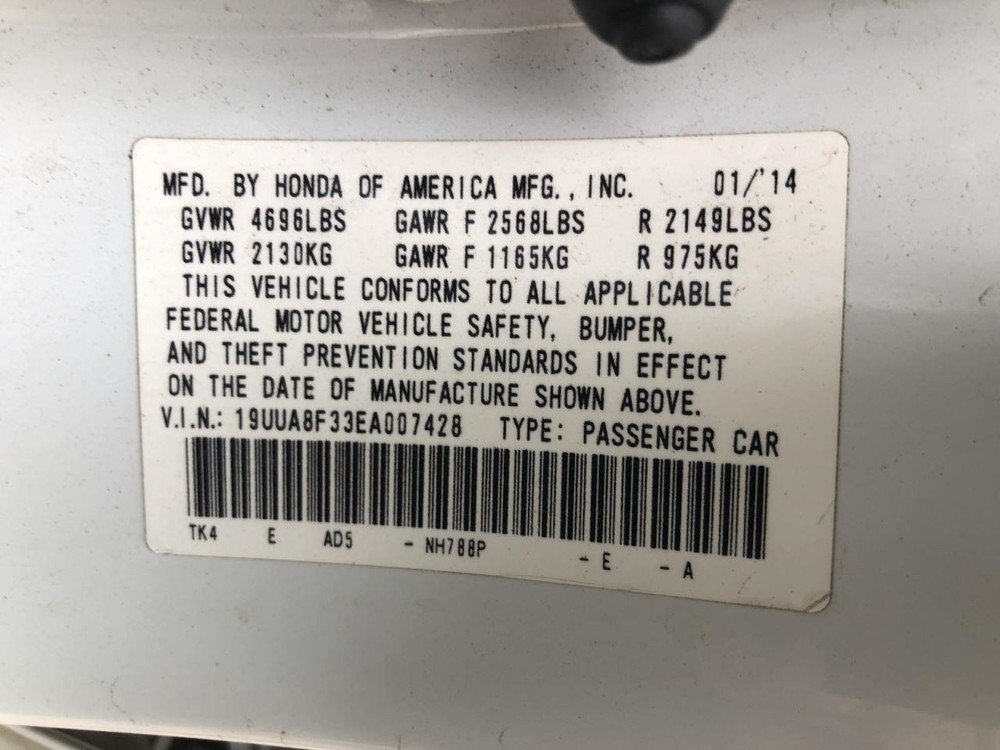 Information Screen Display Screen Without Navigation Fits 09-14 TL 964298