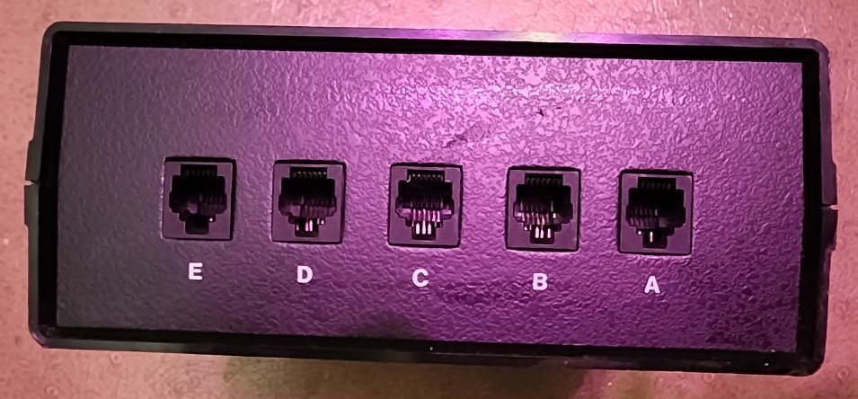 EAZY ABCDE Switch RJ11 Model SW037A