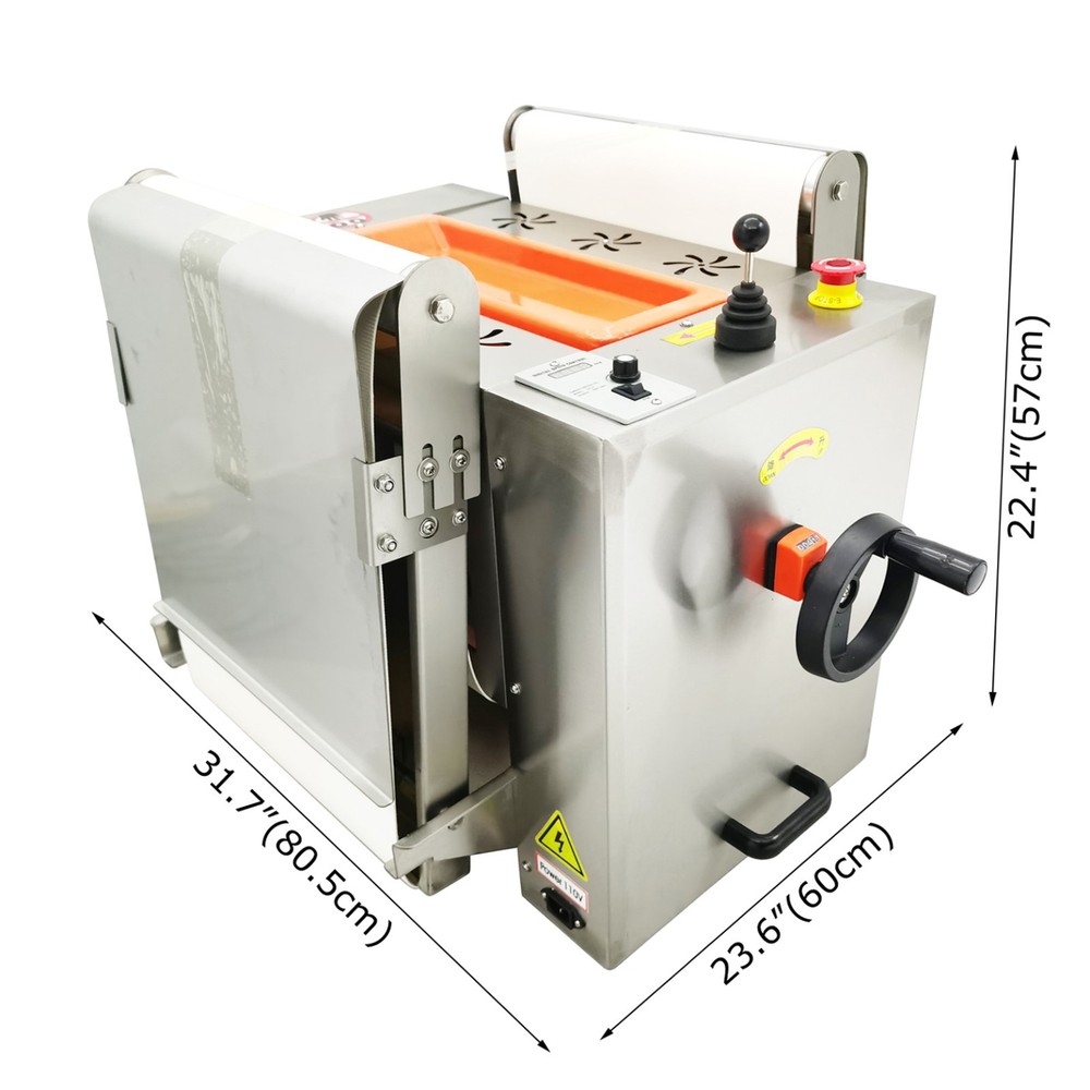 Table Type Folding Pastry Machine Dough Sheeter Pastry Press Making 0.04"-0.94"