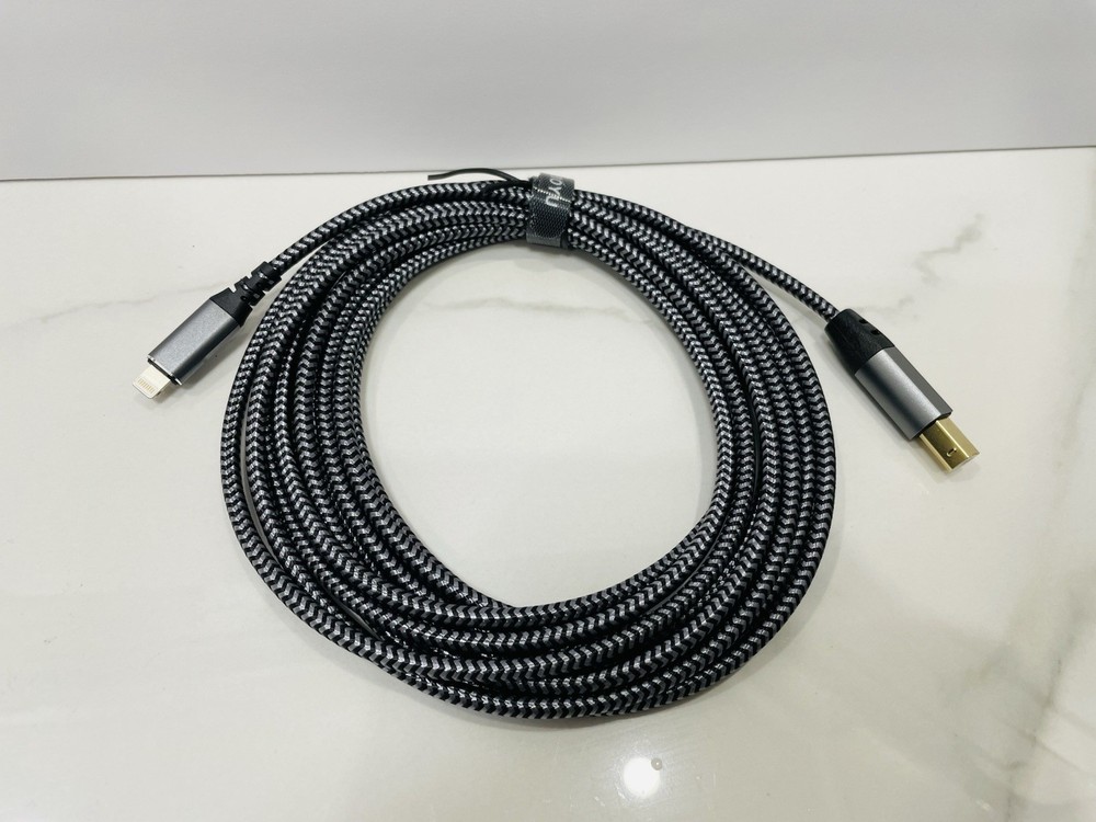 Lightning To Midi Cable 15 Ft High Quality Audio Cables