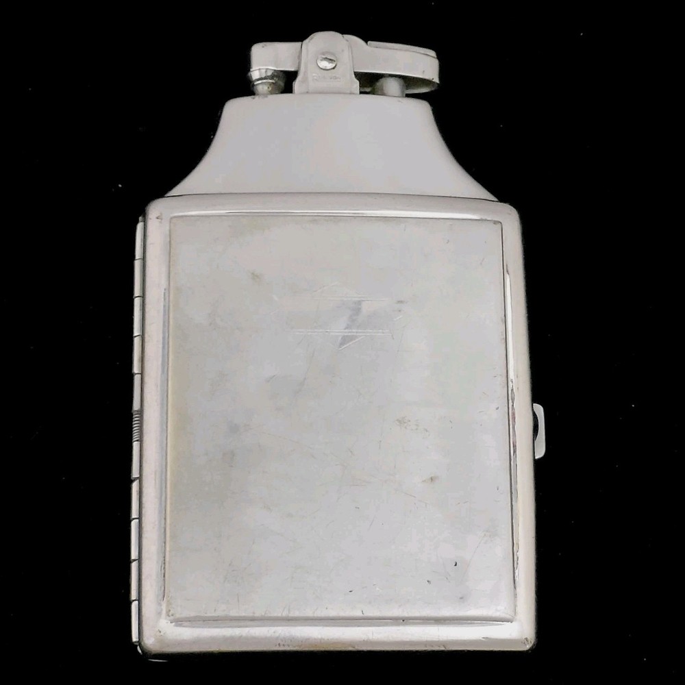 Vintage Ronson Cigarette Case/Lighter Art Deco Mastercase Combination Case