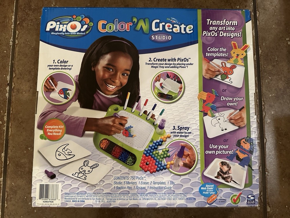 PixOs Color N' Create Studio Spin Masters NIB