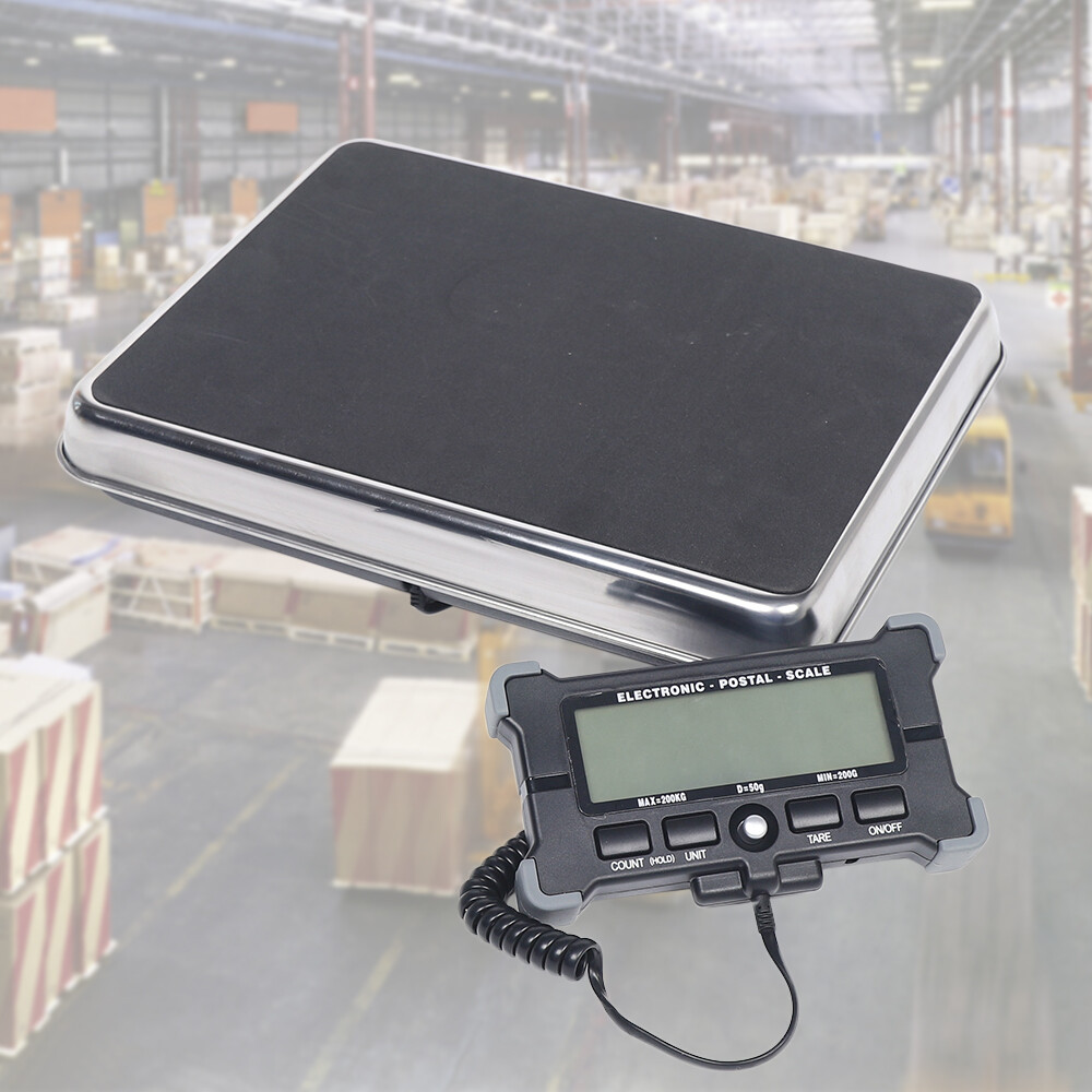 Digital Postal Scale 440Lbs Weight Shipping Postage Scale Mail Letter Package