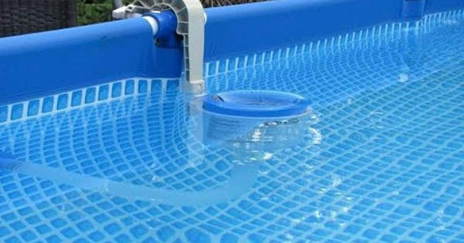 Skimbi Above Ground Swimming Pool Surface Skimmer For Intex & Soft-Sided Pools