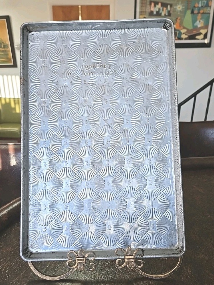 Vintage BAKEREX CROWNWARE Baking Pan 18" × 12"  Rare