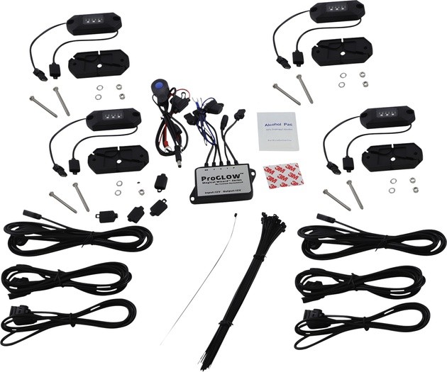 Custom Dynamics Color-Changing Rock Light Kit with Bluetooth Controller