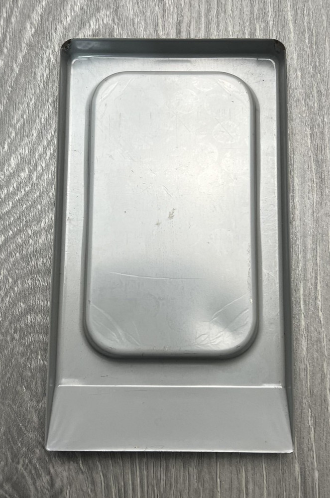 Green Metal Rectangular Tray Base Platform Replacement Part Small Size Piece