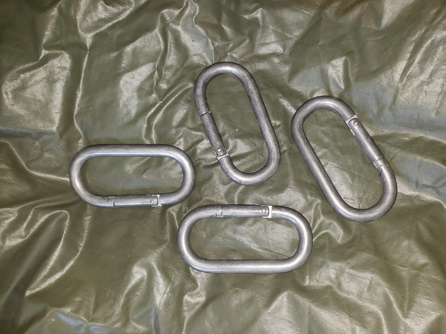 New Made and Aged Vietnam Style Carabiner (for rope, gear, keys, bottles)