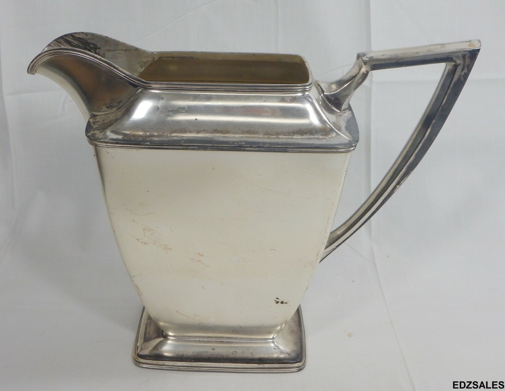 Pairpoint W.M. Mounts Silver Plate Water Serving Pitcher