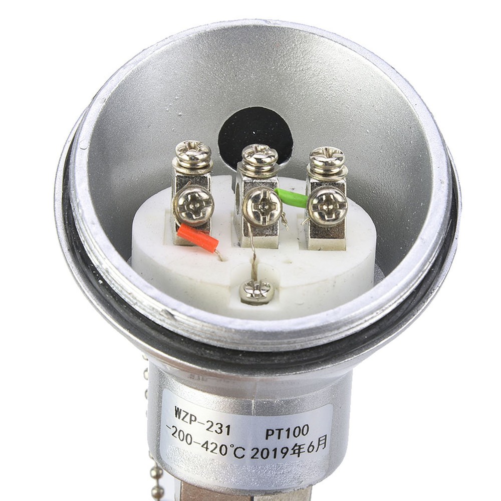 PT100 Temperature Sensor Probe 1/2' NPT Thread Thermocouple 200~420°