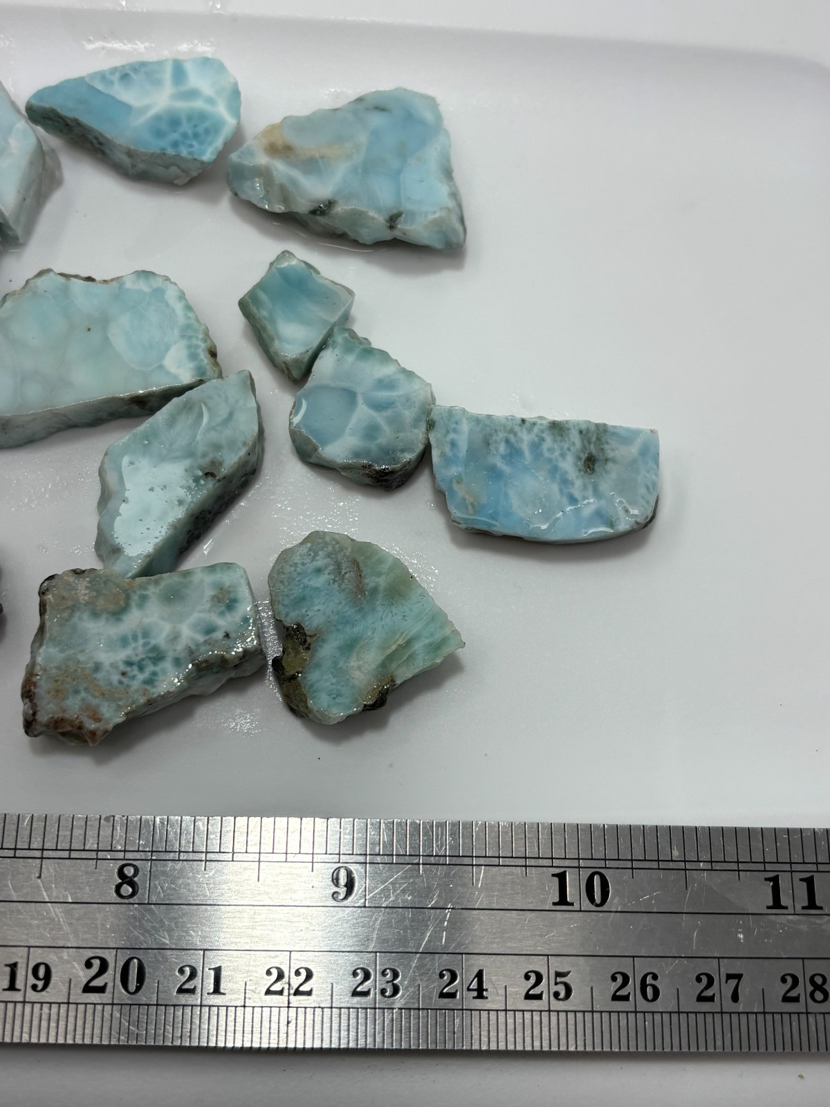 Larimar slabs Lapidary Carving Cabbing Lapidary Combo Ship Avail