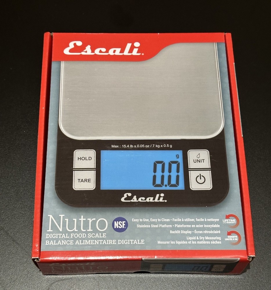 Escali Nutro Digital Scale, New