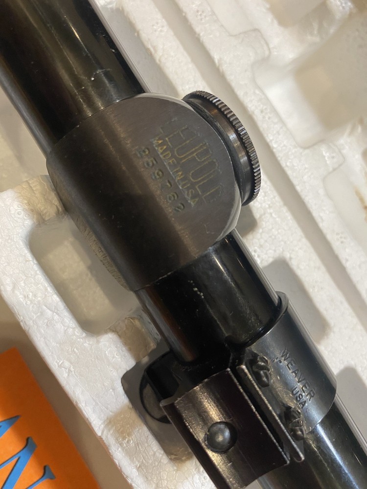 Leupold M8-4x Rifle Scope with Unique Post & Duplex Reticle