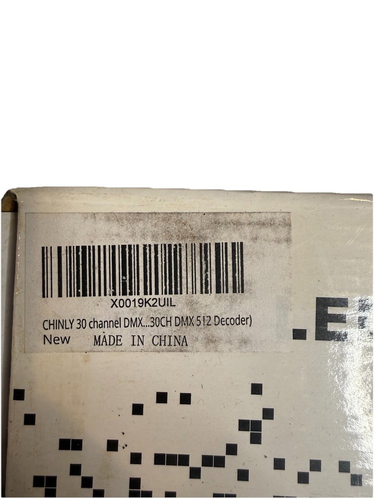 CHINLY RGB 30 channel DMX 512 Decoder dimmer DC9V-24V LED strip controller