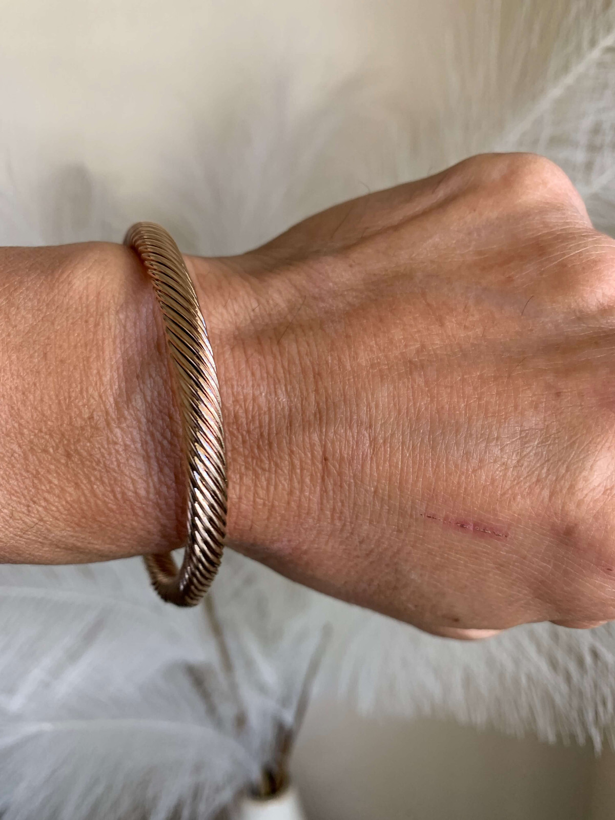 Copper Pure Copper Magnetic Bangle Energy Power Balance Pain Relief Men Women RX