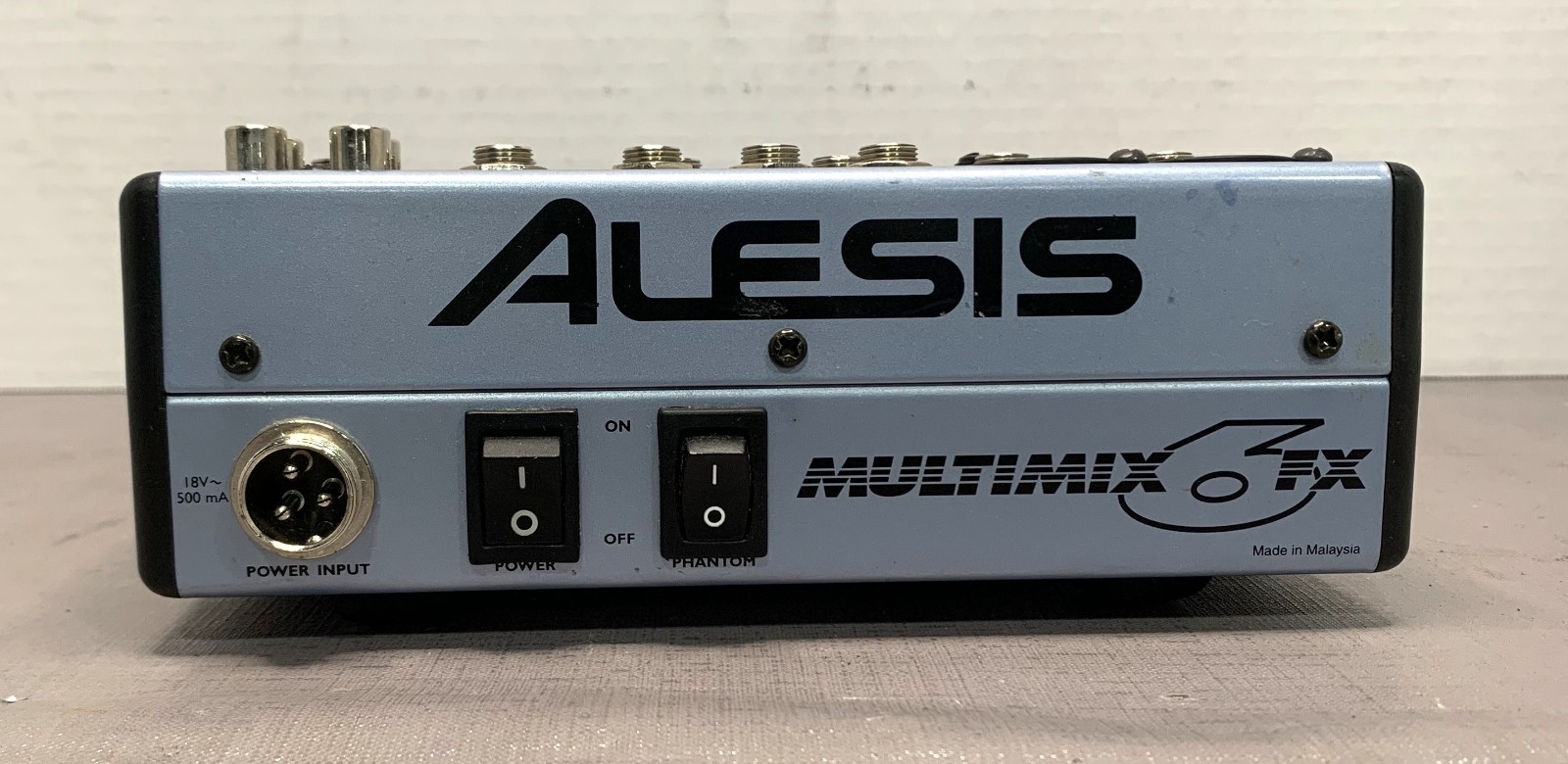 Alesis Multimix 6 FX 18V 6 Channel Analog Mixer Tested