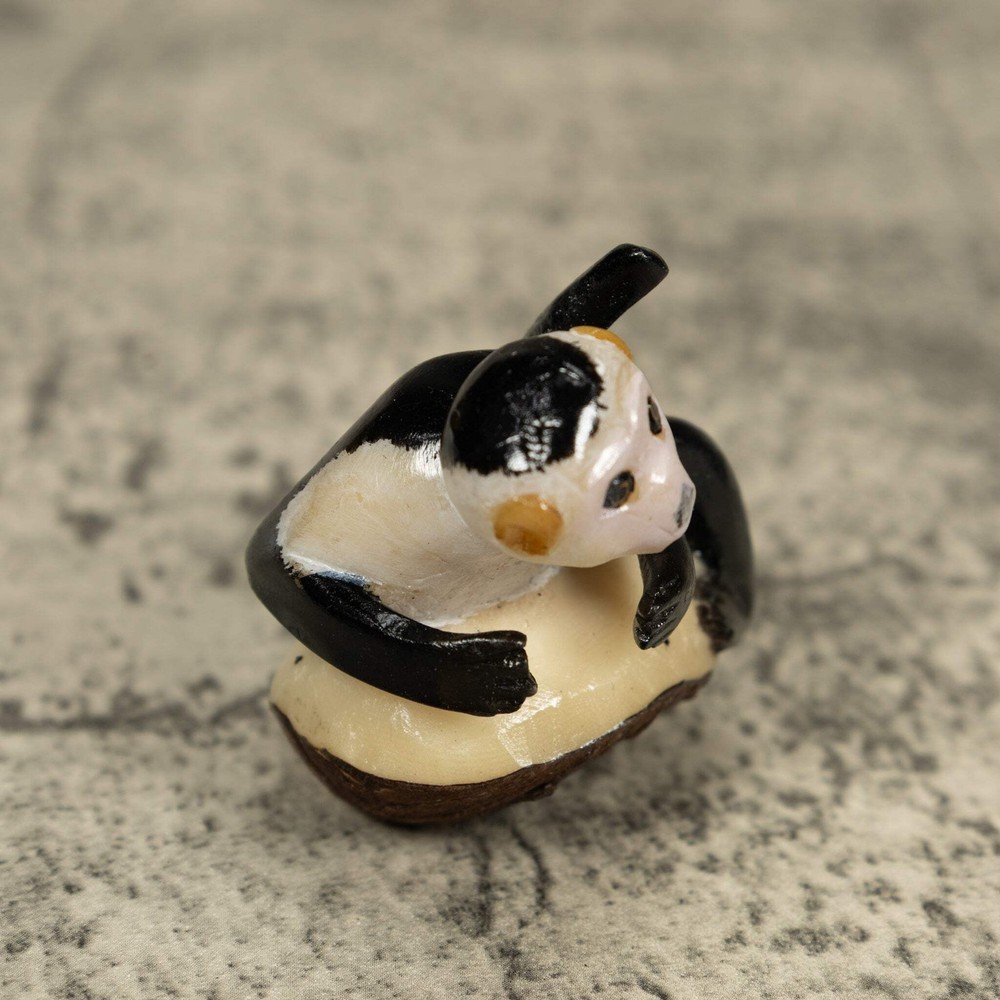 White Face Monkey Tagua Carving