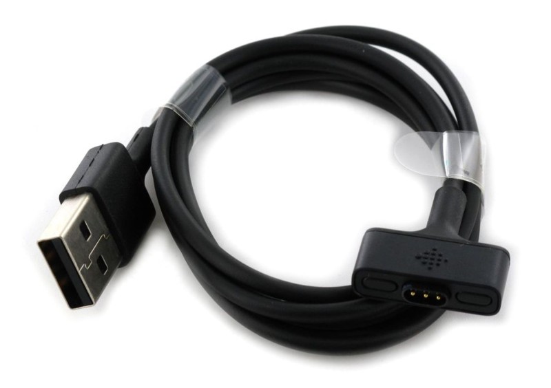 FB503-USBCABLE - Lonic 3.1' USB Cable - Black For Fitbit Ionic Smartwatch (FB...