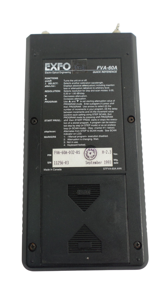 Exfo Electro Optical Engineering Variable Attenuator FVA-60A - Free Shipping