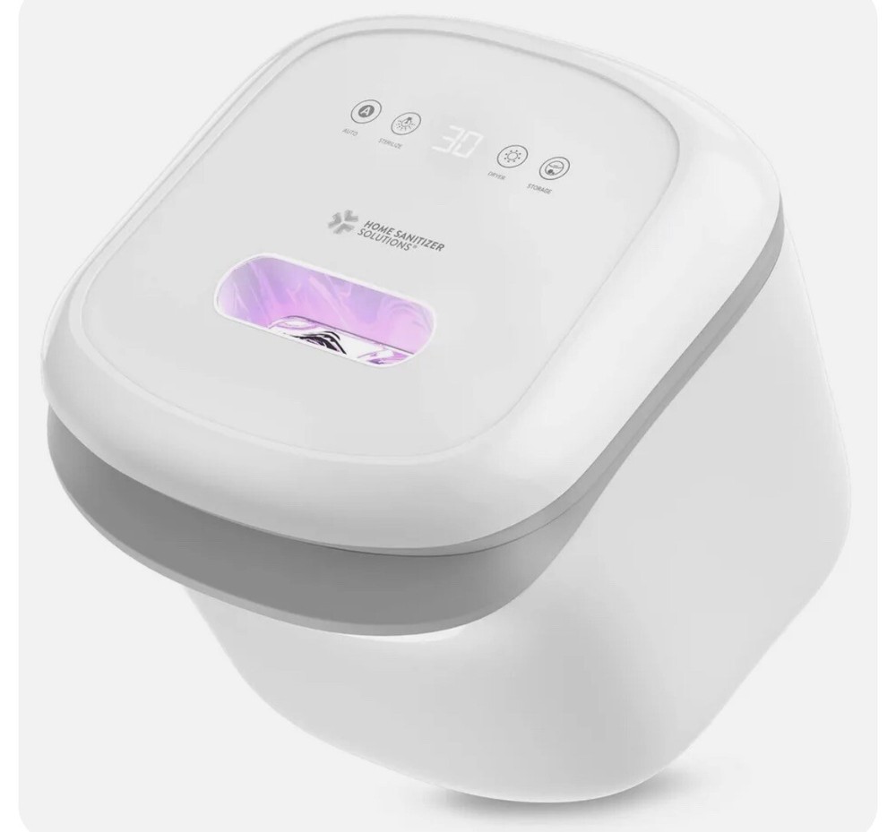 EXTRA LARGE UV Sanitizer Box and Dryer Device metal bottle 4 function