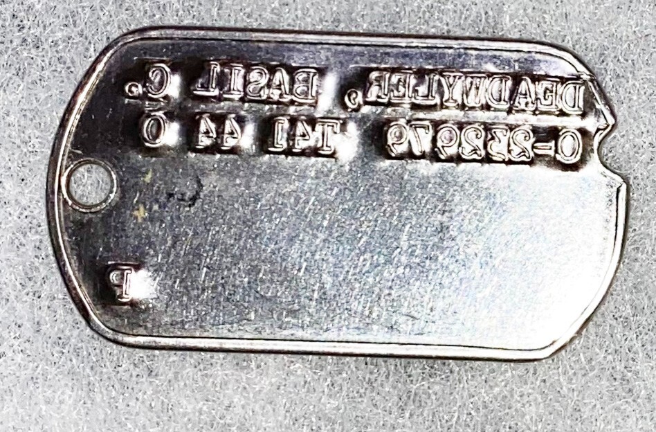WWII Single Basil Deadwyer T-41 Dog Tag