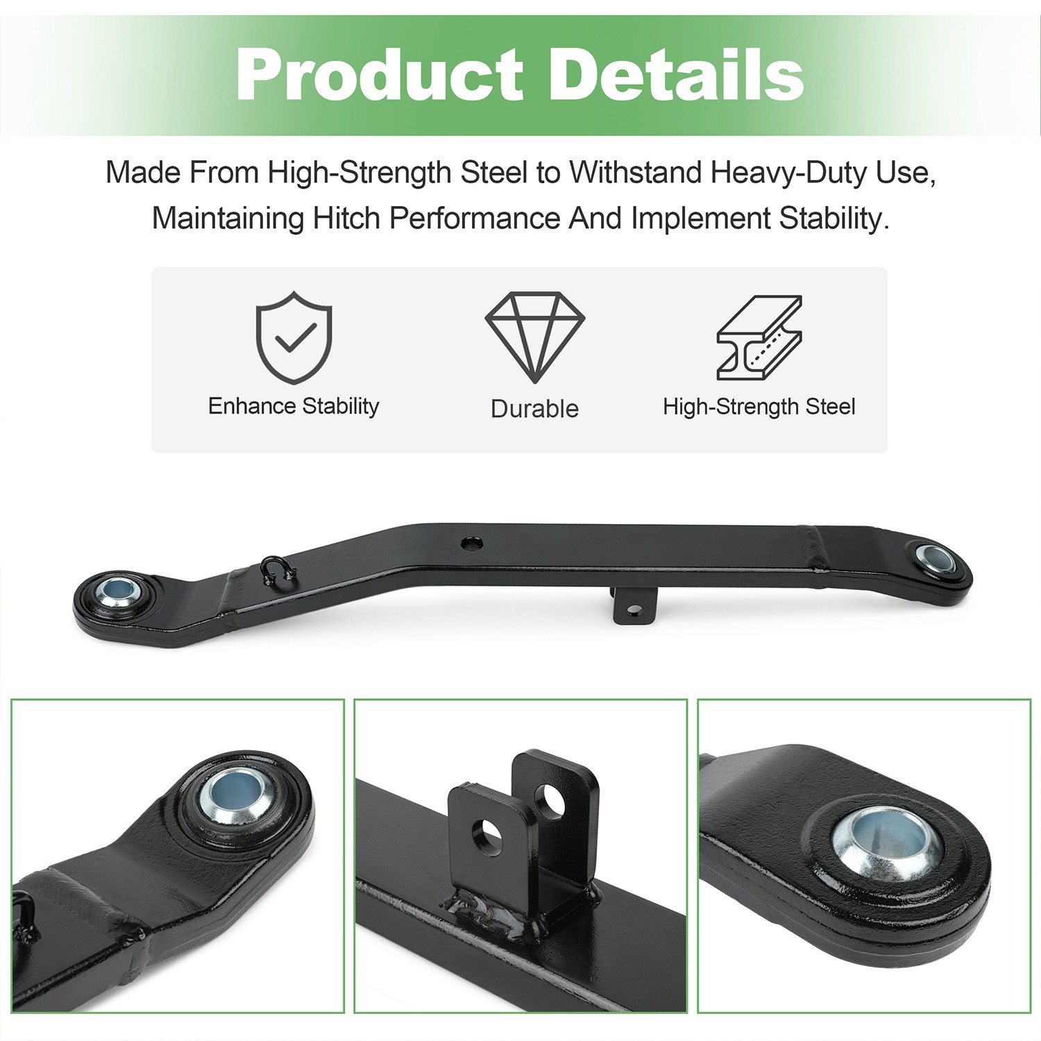 LVA18232 Pull Arm RH/LH for John Deere 4105, 4200, 4210, 4300, 4310, 4400, 4410