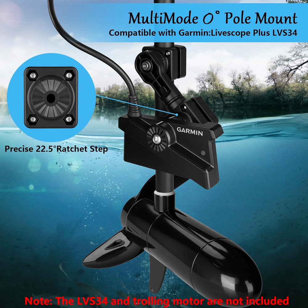 0 Degree Perspective Mount Compatible with Lvs34,Multimode Transducer Mount for
