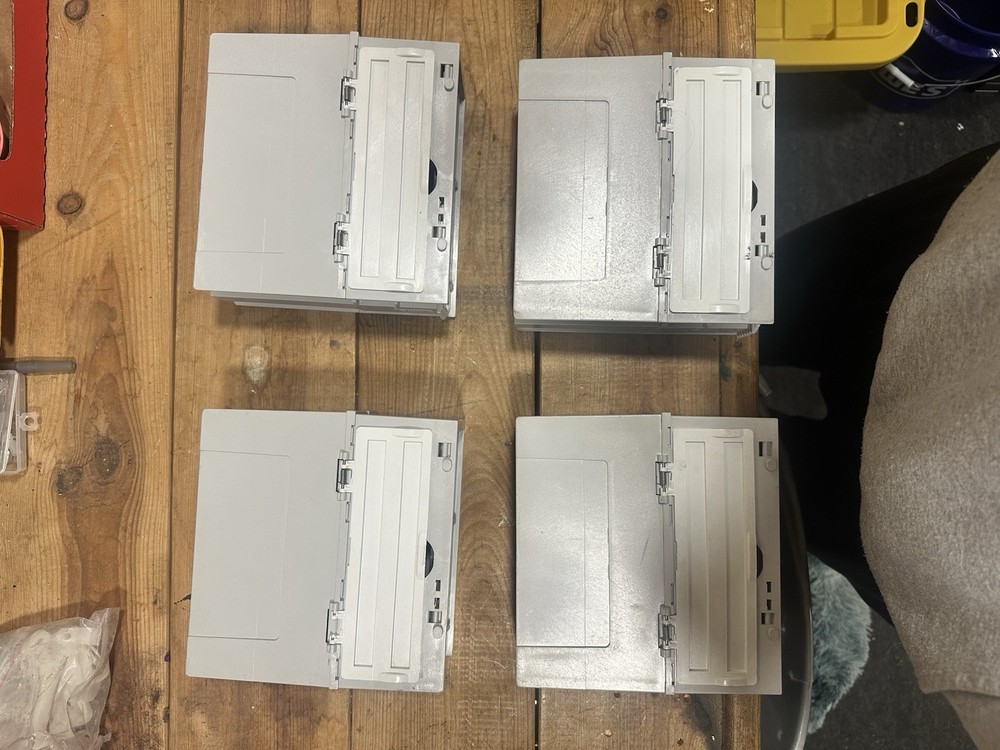 x4 MEI Mars Talos 1000 Note Stacker Cash Box Dollar Bill Acceptor Validator