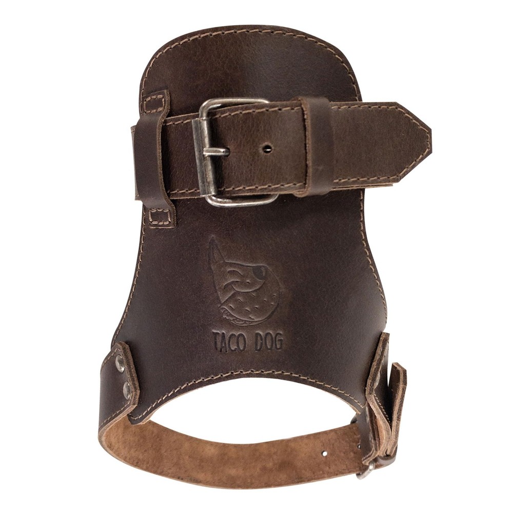 , Adjustable Muzzle, Prevents Chewing, Rustic Guard, Pet Accessory, Full Grai...