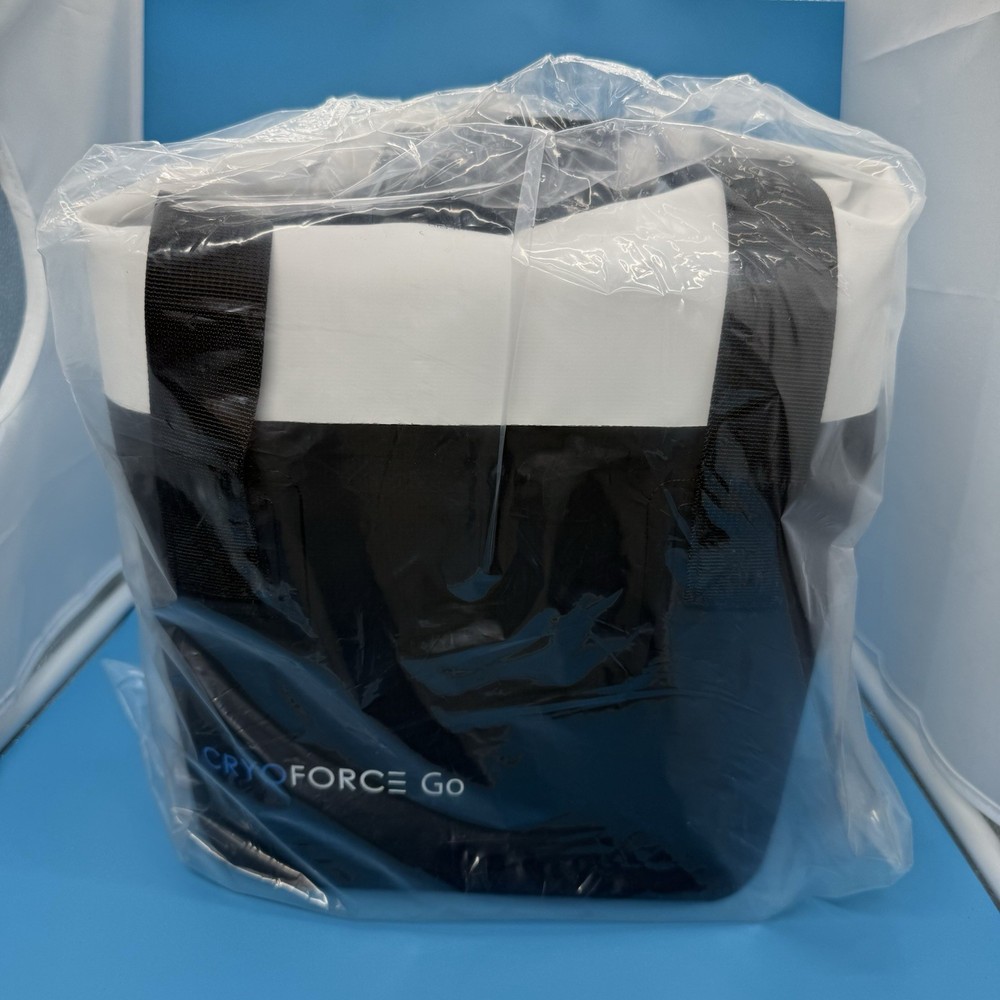 CryoForce Go CF-2 Cold Therapy System Portable Ice Machine Foldable White Black