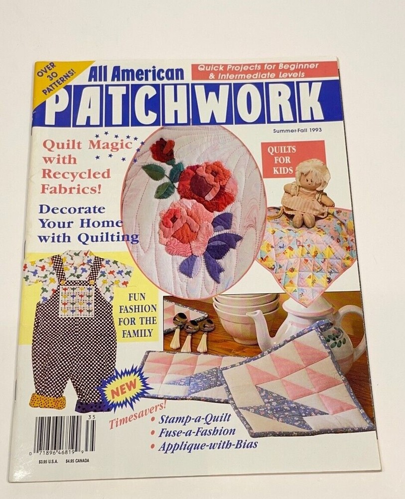 All American PATCHWORK Magazine Summer Fall 1993 back issue