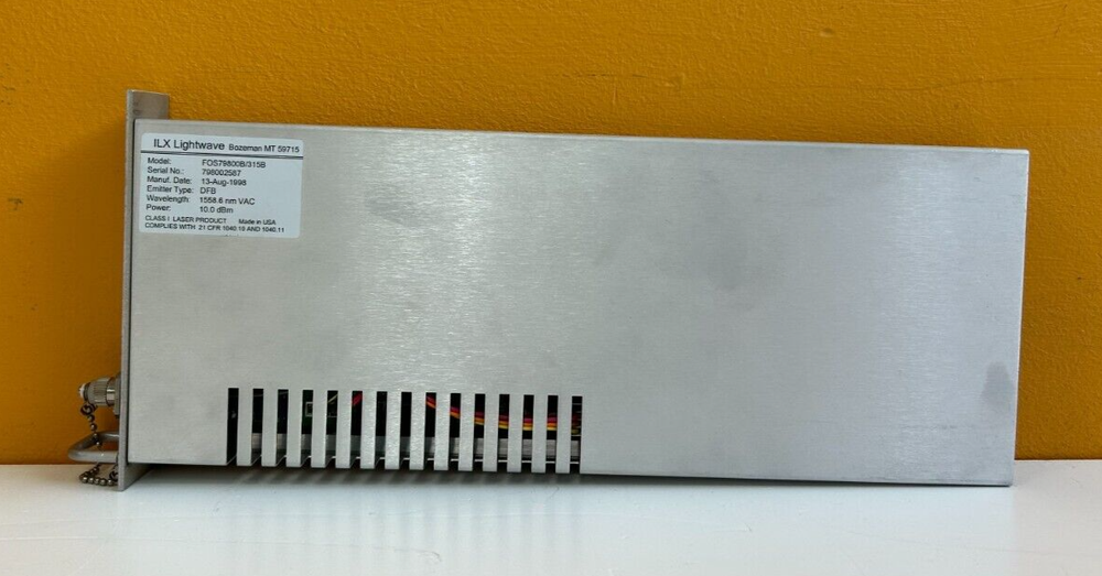 ILX Lightwave FOS79800B/315B Precision Fiber Optic Source Module. Tested!