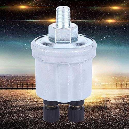 Oil Pressure Sensor, 1/8-27NPTF Thread Car Engine Pressure Sensor Unit 0-10