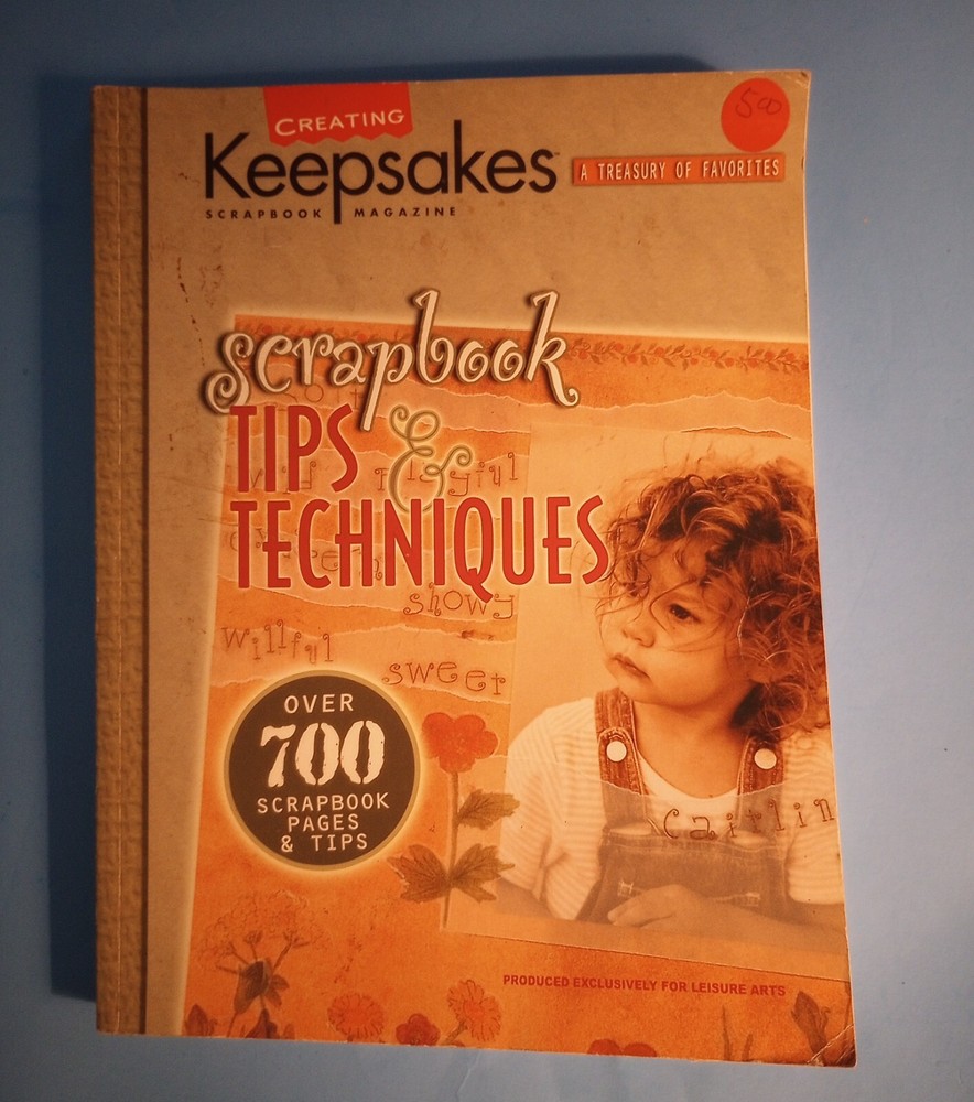"Scrapbook Tips & Techniques" Paperback Craft Book