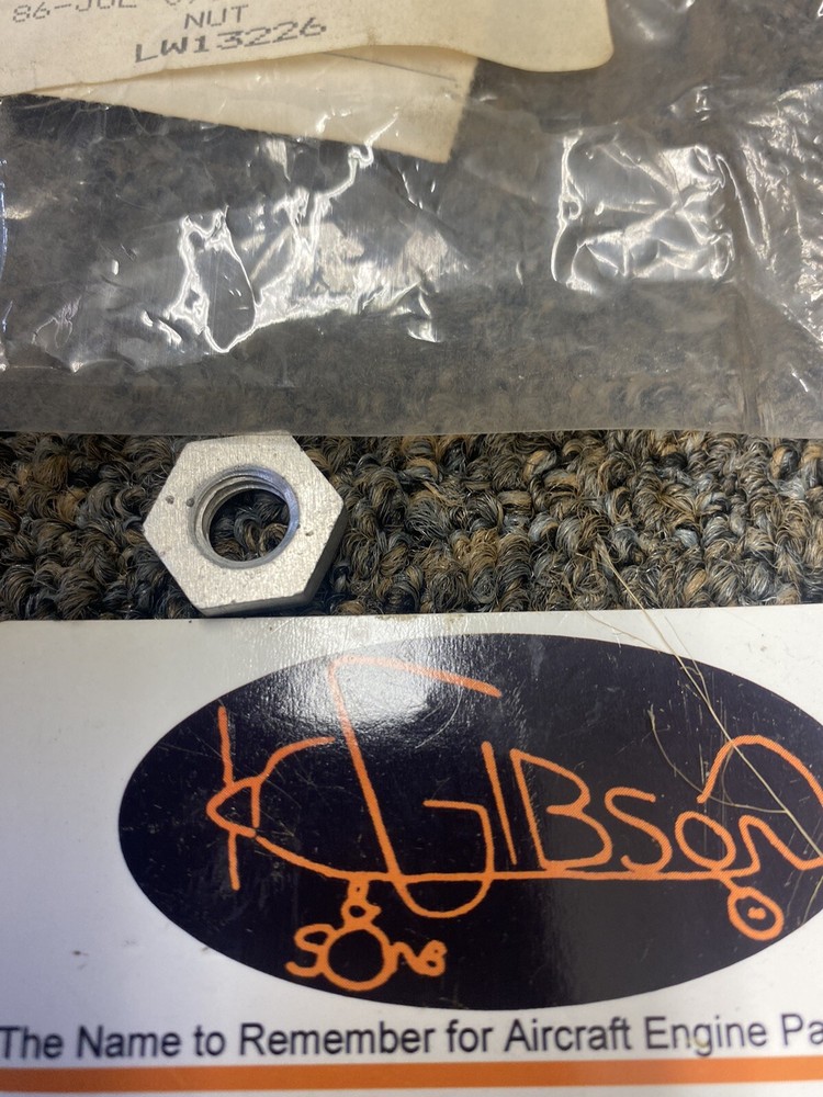 LYCOMING 13226 PLAIN NUT 0.375-16