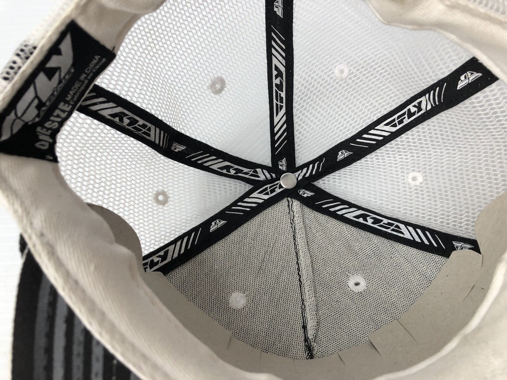 FLY RACING Adjustable HAT CAP Black/White