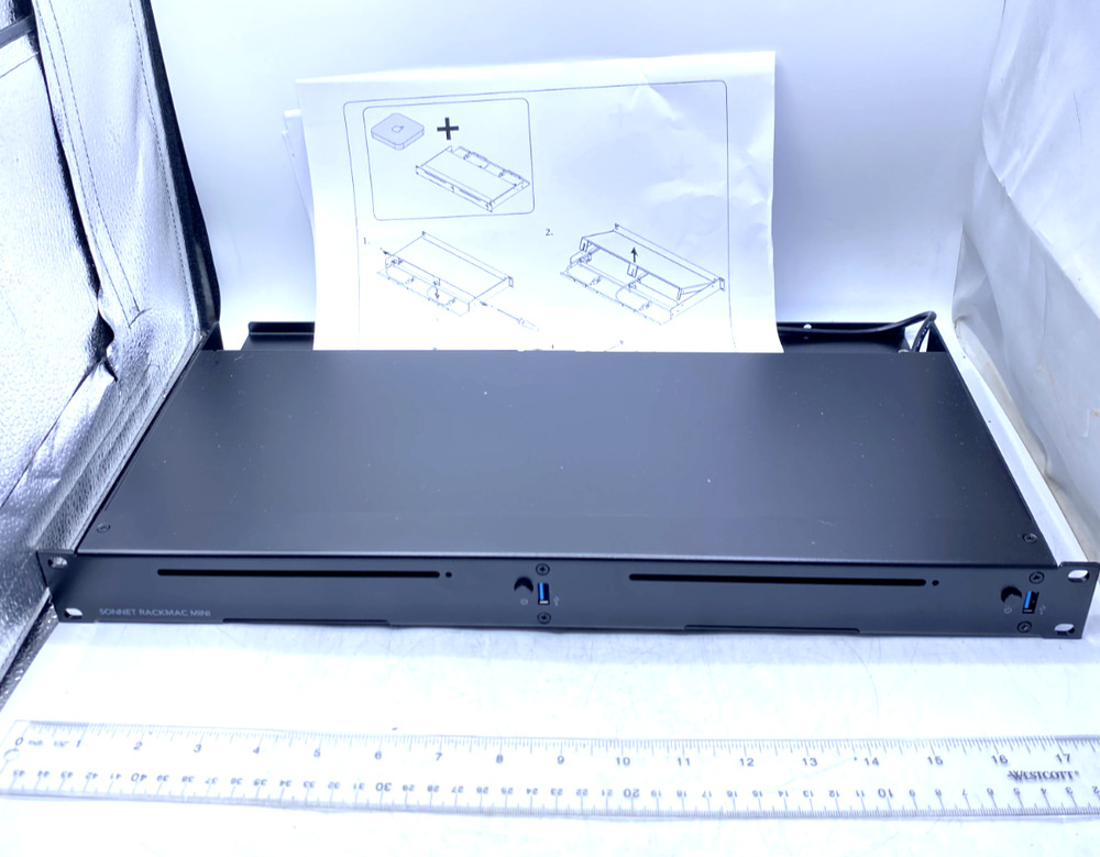 Sonnnet Rackmac MIni Rackmount Enclosure For 2 Mini Mac New
