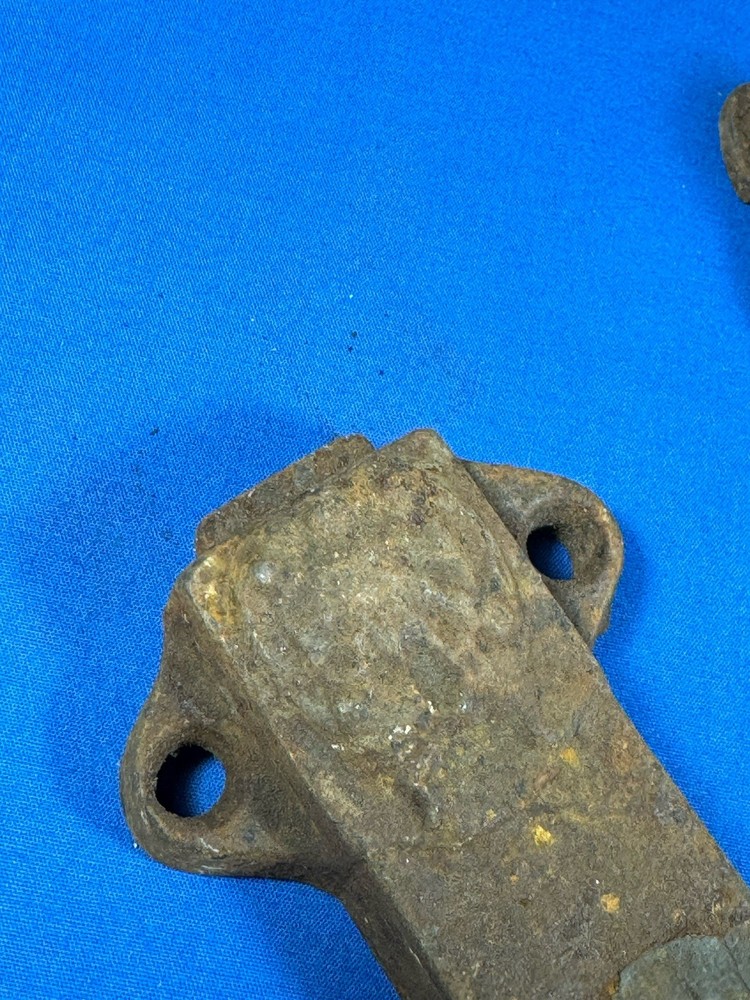Victorian Door Latch, Spring Loaded ~ Double Entry Door Hardware, No Pull Chain