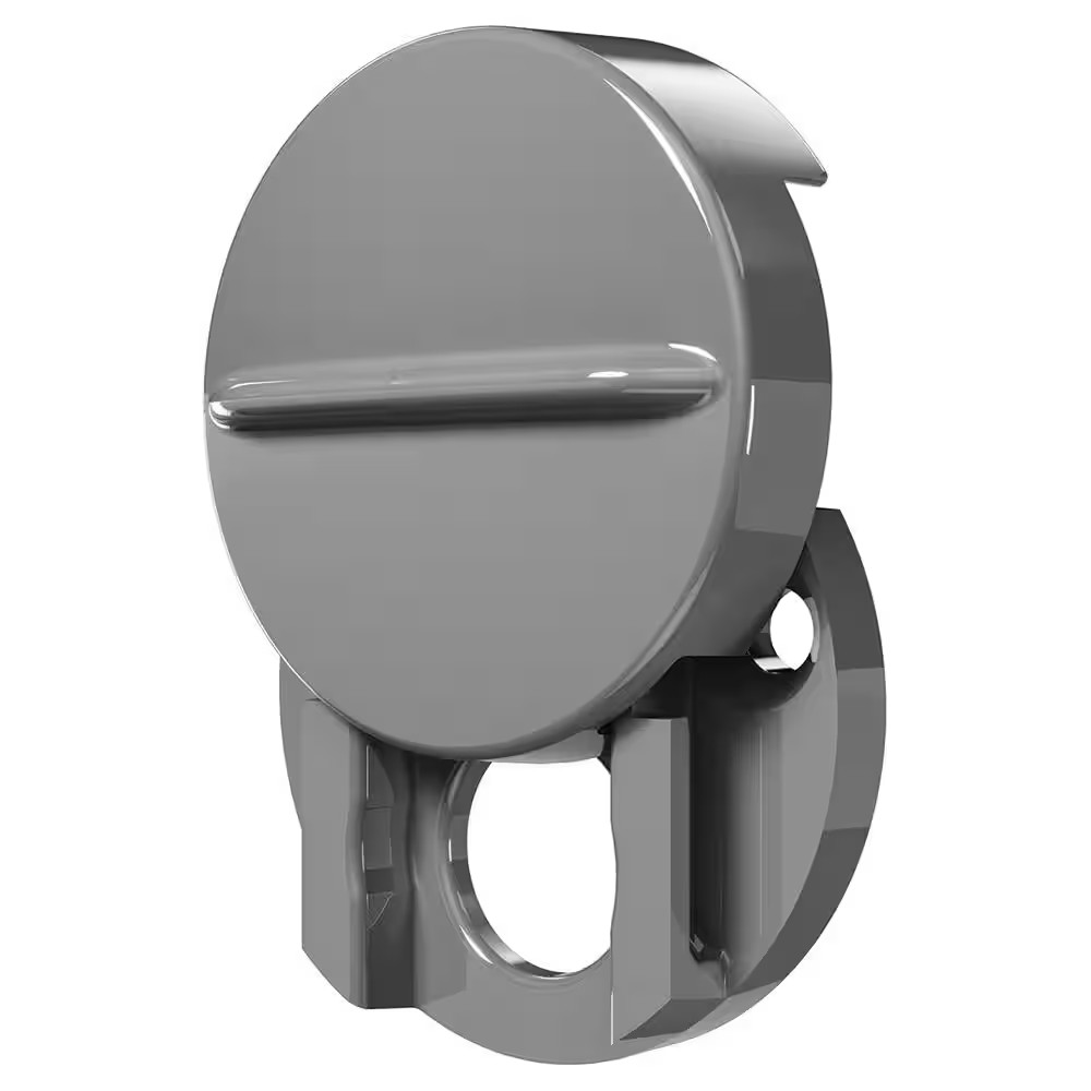 Fixed Door Viewer Privacy Cover, 1-1/2 In. outside Diameter, Plastic Constructio