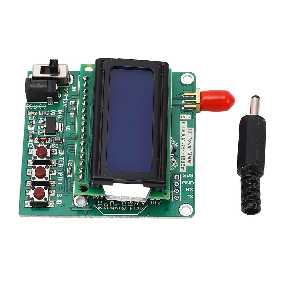 RF Power Meter Digital Display Settable Power Attenuation Logarithmic Detector ˇ