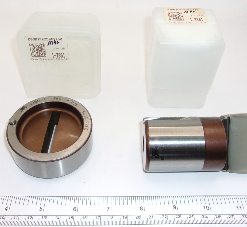 Mate Precision .250" X 1.780" Square Punch W/ DIE, 1985A